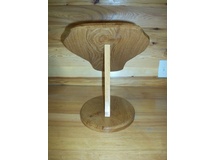 The backside of an Oak European Elk Plauque